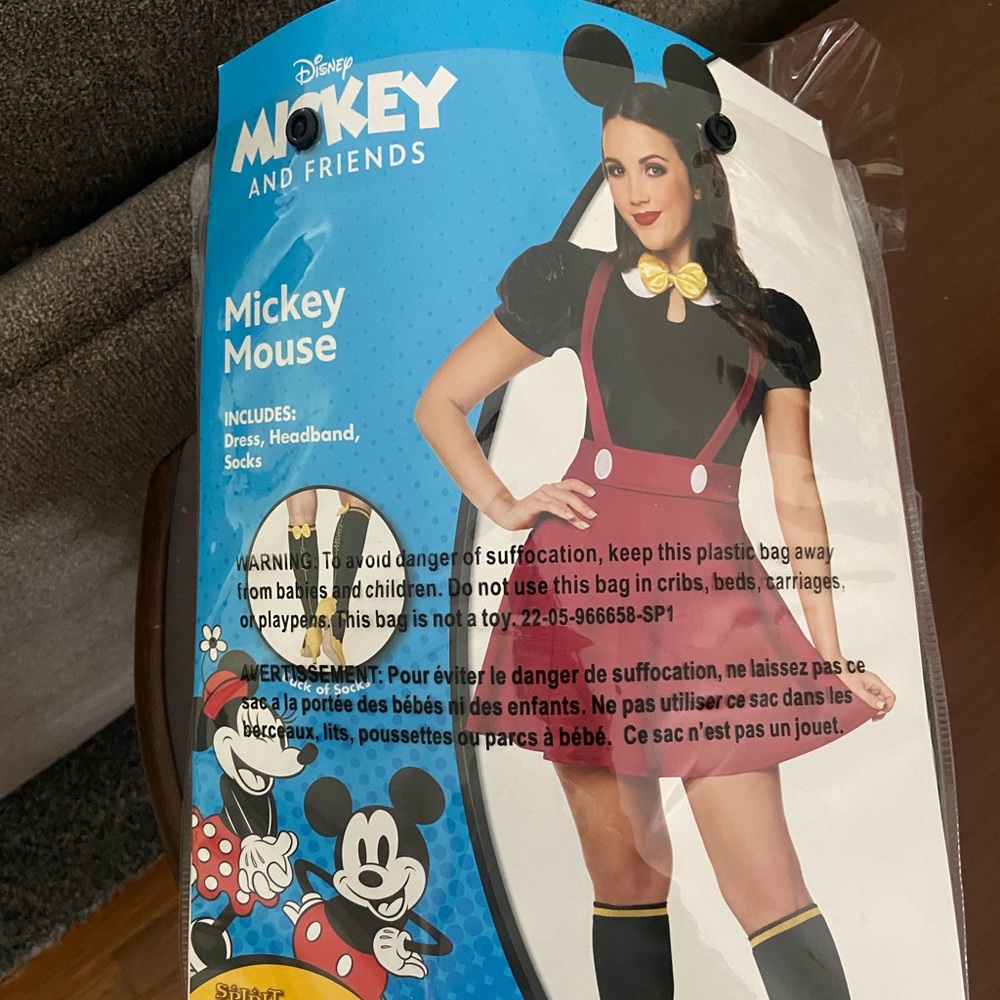 Mickey mouse costume for women